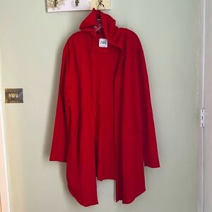 Zara Vibrant Red cardigan